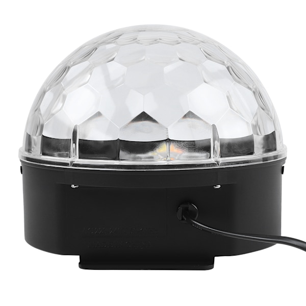 9-värinen KTV-tanssijuhlan disco RGB LED-lavalampu Bluetooth-äänenohjauksella pallovalokaiutin
