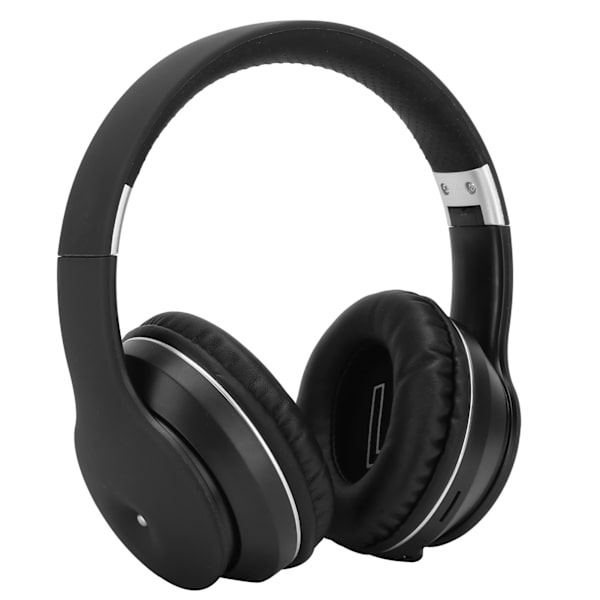 Trådløst Bluetooth Stereo Headset MP3 til Musikspil Computere Støtte Hukommelseskort Sort Sølv
