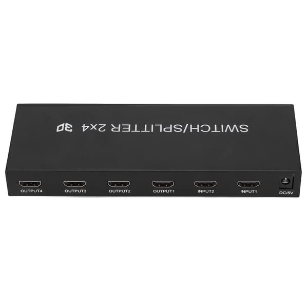 HD Multimedia Interface 2.0-svitsj 2 inn 4 ut UHD 4K HD Multimedia Interface-svitsj for PS4UK-plugg