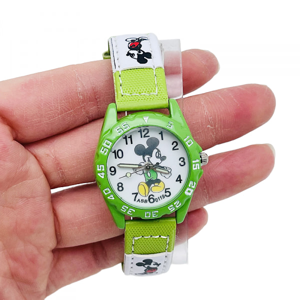 Mickey Mouse Analog Kvarts Klocka för Barn, Pojkar och Flickor att Lära sig Tiden