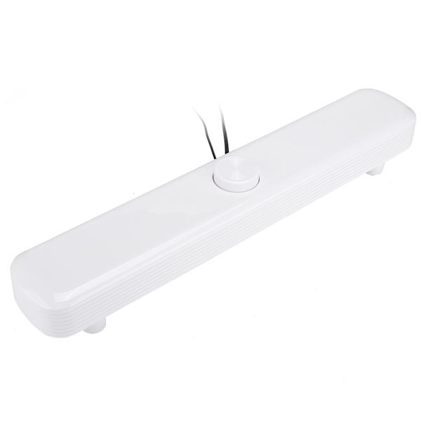 SADA V-101 Multimedia Table Strip Speaker för dator PC Mobiltelefon med dubbla högtalare (vit)