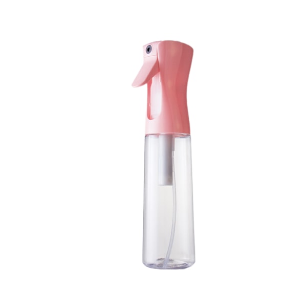 Hiussuihkepullo, aerosolihieno sumu kiharille hiussuihkepullolle hiusten kesyttämiseen aamulla, kampaamiseen, kasveihin, lemmikkeihin, puhdistukseen - 300 ml (vaaleanpunainen)