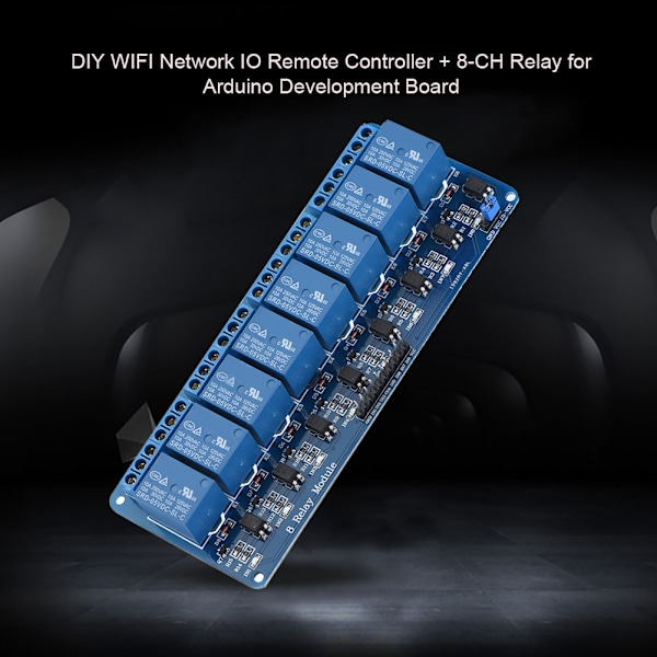 DIY WIFI Nätverks IO Fjärrkontroll + 8-CH Relä för Arduino Utvecklingskort