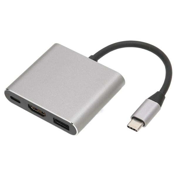 USB C til HD Multimedia Interface Hub 3 i 1 4K UHD 3840x2160 30Hz Type C til HD Multimedia Interface 4K USB 3.0 USB C Hub