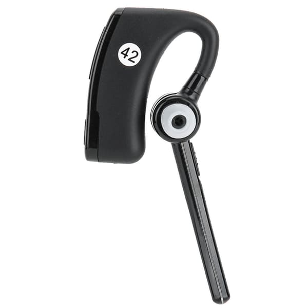 K-Shape Structure Single Bluetooth Wireless Ear Hook Walkie Talkie Headset Two Way Radio Headse
