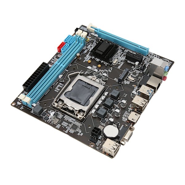 LGA 1155 Moderkort B75 2 240Pin DDR3 SDRAM VGA HD Utmatning PCI Express X16 X1 M.2 NVMe Micro ATX Moderkort för Chassi