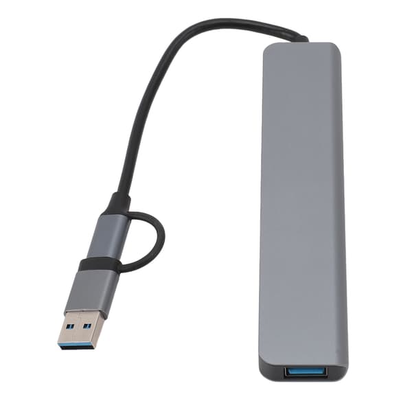 8 i 1 USB C Hub Multifunktionel Kortlæser USB 3.0 Dockingstation til Telefon Tablet