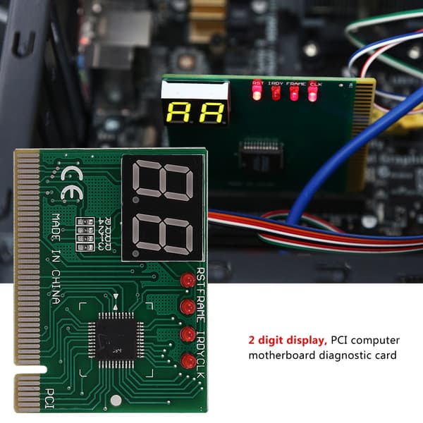2-sifret PCI PC-diagnosekort hovedkorttester analysator