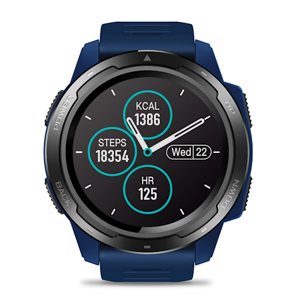 Zeblaze VIBE 5 Smart Armband IP67 Vattentät Sport Smart Klocka för iOS/Android (Blå)