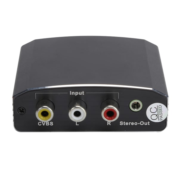 AV til High Definition Multimedia Interface Konverter Stereo Adapter T‑607B 100‑240VAU Plugg