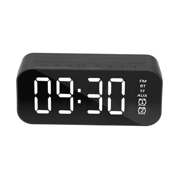 Bærbar Mini Alarmur Højttaler FM Trådløs Bluetooth Højttaler Support Plugin Kort