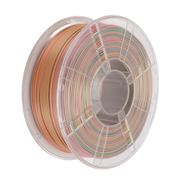 3D Silke PLA Filament 1,75 mm Multicolor 2,2 lbs Matte Gradient Farver 3D Print Filament til FDM 3D Printere