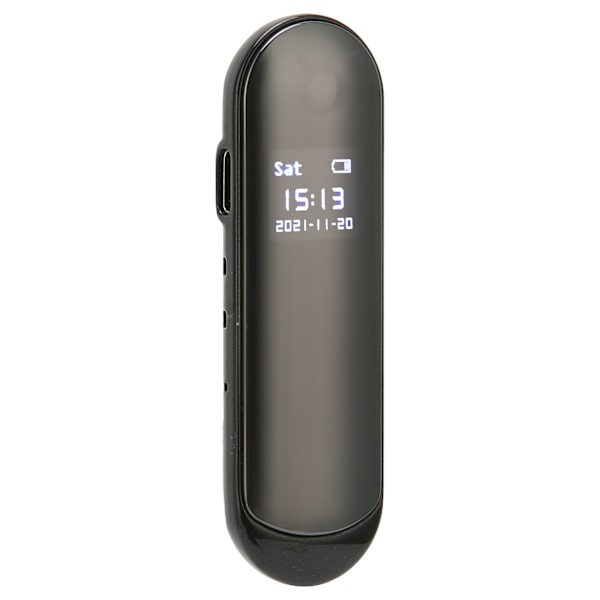Mini Body Video Recorder HD 1080P Bærbar Lommeklips Bærbar Kamera Videoopptaker med Display for Hjemmekontor8g