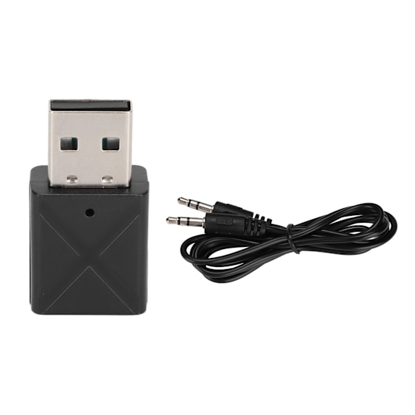 BT 5.0 Senderadapter 2 i 1 Trådløs Lettvekts USB Mottakeradapter for Bil Hjem TV