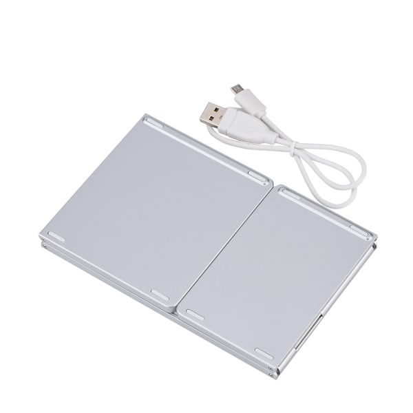 Tri-fold Bluetooth trådløst tastatur Mini bærbar touchpad til IOS/Android/Windows Guld
