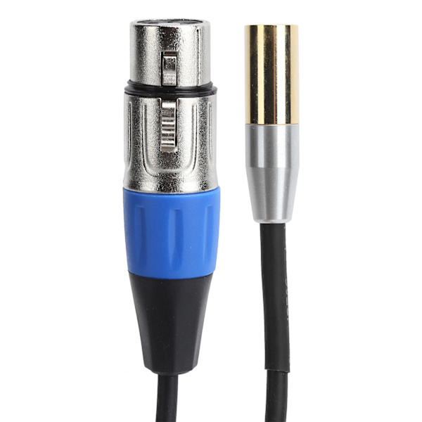 Mini XLR 3-polet han til 3-polet hun lydkabel til Canon kameramikrofonkabel 1 m / 3,3 fod