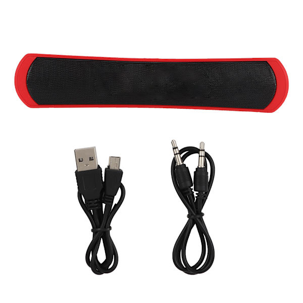 Multifunksjonell lang stripeform pluggbar korttype trådløs Bluetooth5.0-høyttaler