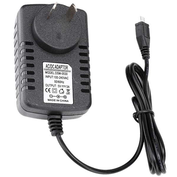 DC 5V 3A Micro USB-strömadapter för Raspberry Pi 3B+/Raspberry Pi 3B/3A+ 100V 240V