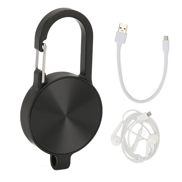 Liten inspelare HD brusreducering röstaktiverad nyckelringsinspelare med MP3-uppspelning för mötesklass 16 GB