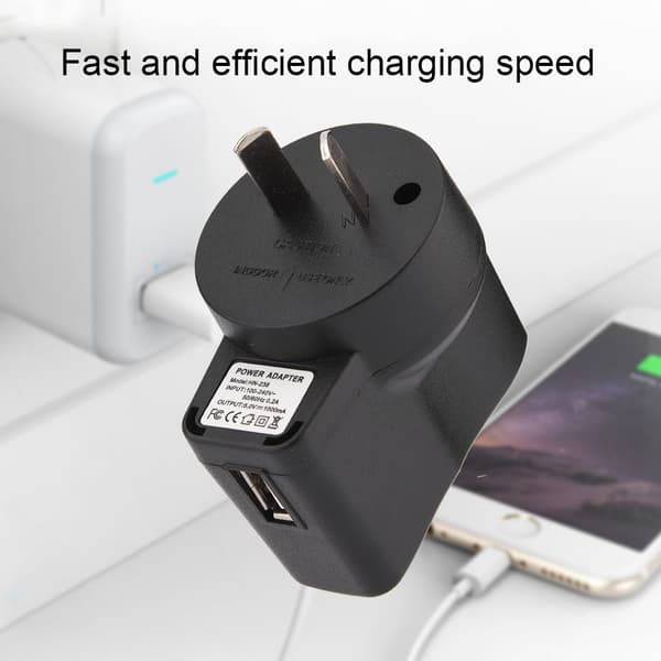 5V 1A lader strømadapter USB ladeplugg strømforsyning for telefon