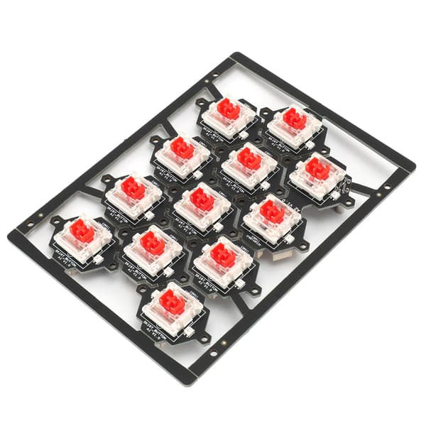 3D-print varmt tastatur til VORON 2.4 til Trident til Switchwire Skift lysfarve Pålidelig drift Printertilbehør