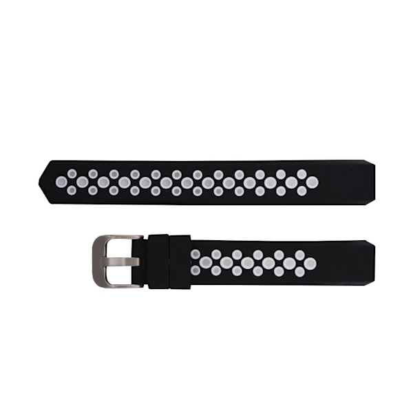 Silikone udskiftningsrem til Fitbit Alta/Fitbit Alta HR Smart Watch armbånd sort og hvid