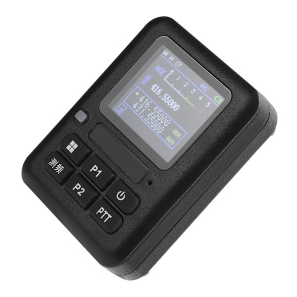 Walkie Talkies Mini Dekoder Bärbar Radiofrekvensräknare Mätare med Display Skärm