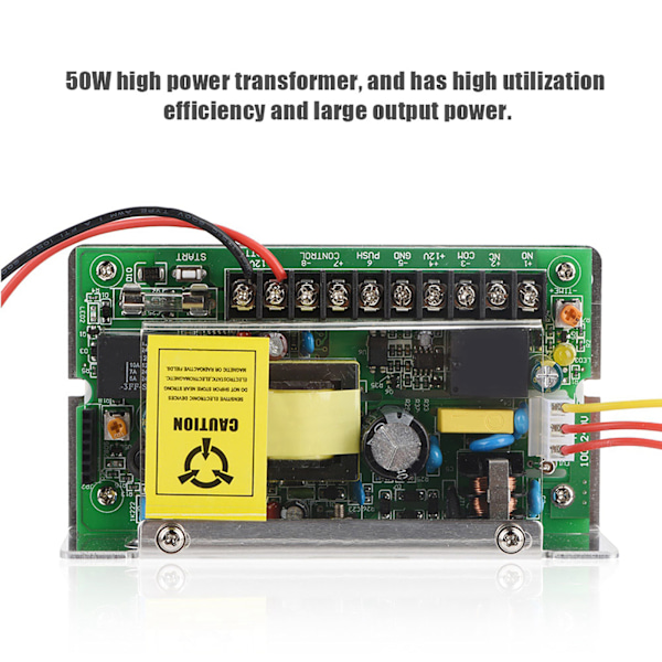 12V/5A Strömkälla för Dörr Entré Access Kontroll System Switch Strömkälla Fjärrlås