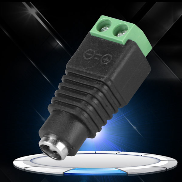 5 stk. DC005 5,5*2,1 strømstikadapter-stik, hunstik, ingen lodning påkrævet