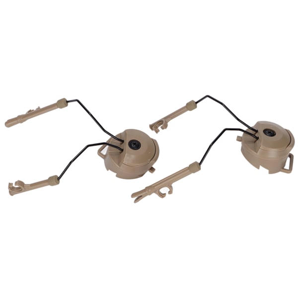 Hjälm Arc Rail Adapter Headset Hållare Upphängningshörlurar Fäste för Comtac I II för MSA för Sordin HeadsetBrun