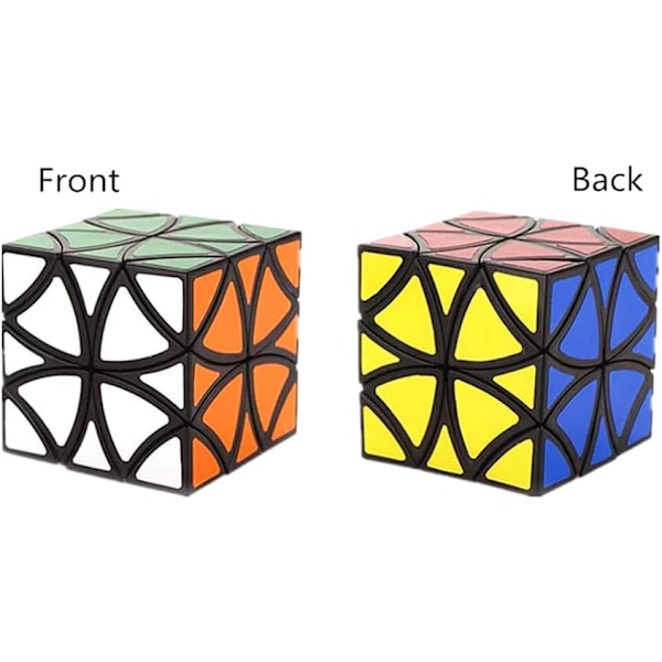 Curvy Copter Pusleskube, Butterfly Puslespill, Helikopter Twisty Speed Cube Puslespill, Hjernespill, Svart