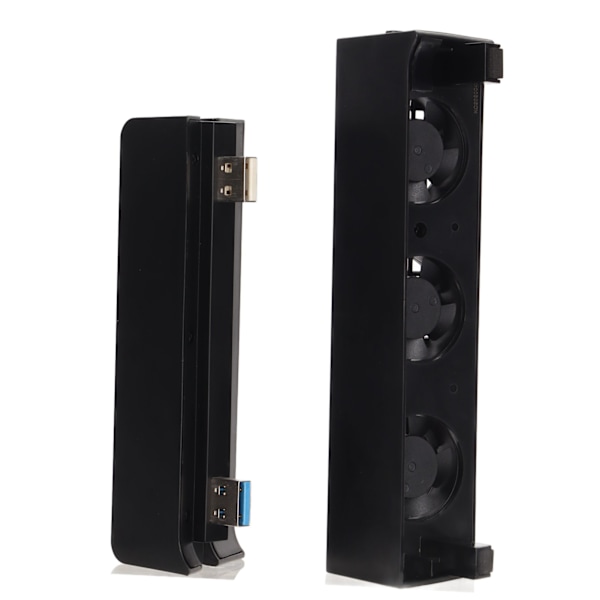 Spelkonsolens kylfläkt USB-driven automatisk intelligent extern kylare med HUB för PS4 Slim Host