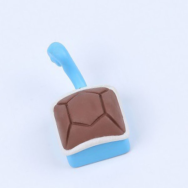 Gaming Keycaps Universal Söta Cartoon Form Resin Keycap för Mekaniska Tangentbord Blå Squirtle