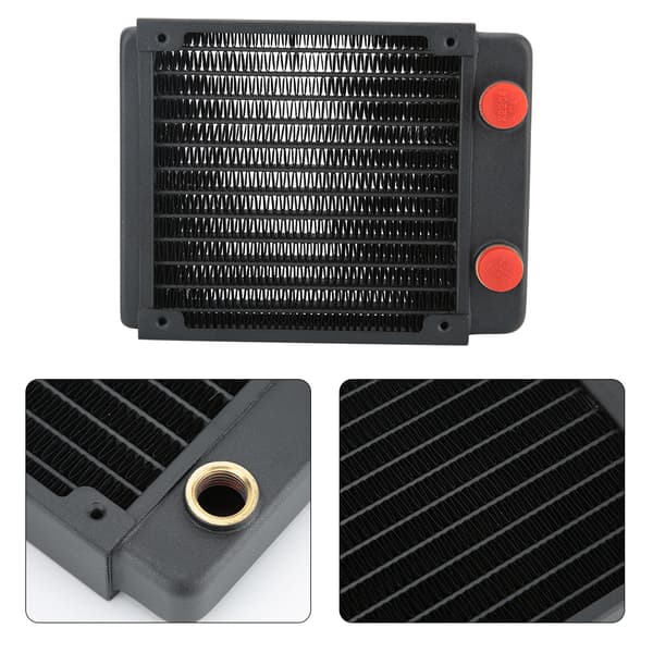 Mat sort computer kobber køleplade varmeafledende kobberradiator til industrien