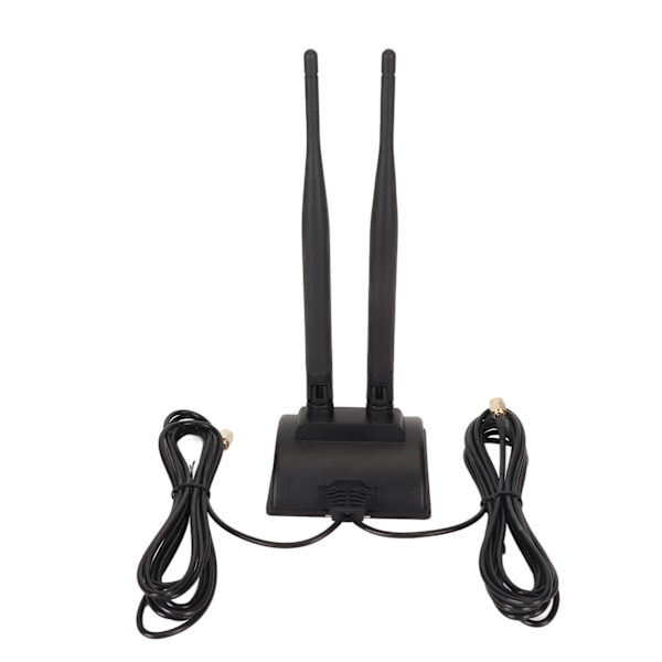 Dobbel WiFi-antenne 2,4 GHz 5 GHz 5,8 GHz 6DBI Høy forsterkning Justerbar vinkel Magnetisk base RP SMA hannantenne for ruter