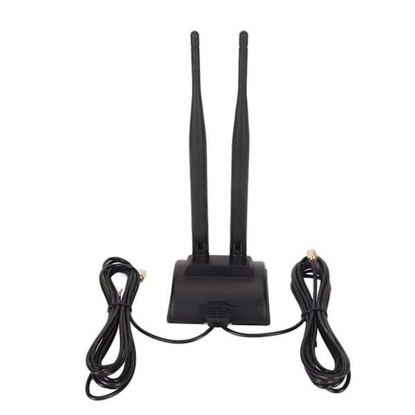 Dobbelt WiFi-antenne 2,4 GHz 5 GHz 5,8 GHz 6DBI høj forstærkning justerbar vinkel magnetisk base RP SMA han-antenne til router