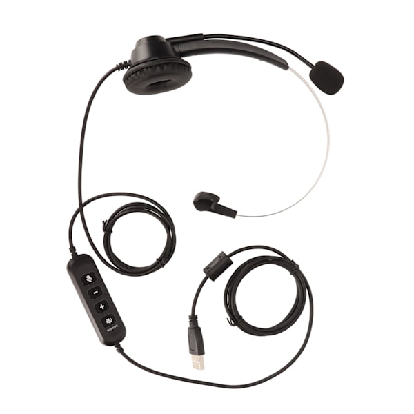 Affärsheadset ENC Aktiv brusreducering Enstaka öra Volymjusterbar Mute-kontroll Telefonheadset