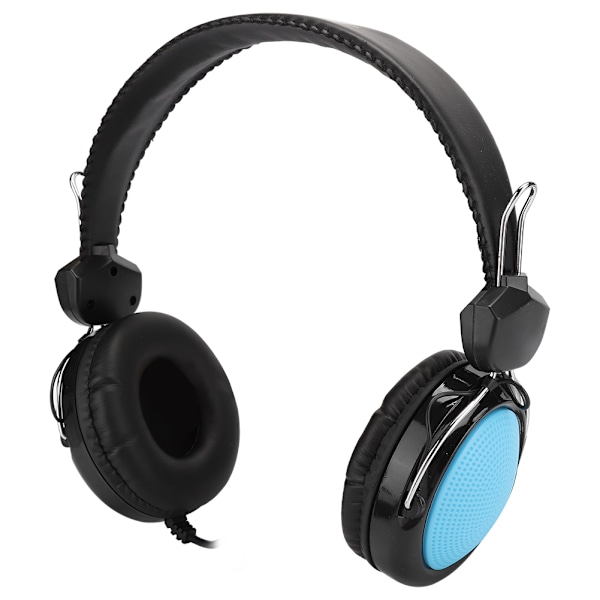 T420 3,5 mm huvudmonterat spelheadset med mikrofon för internetkafédatortillbehörBlå