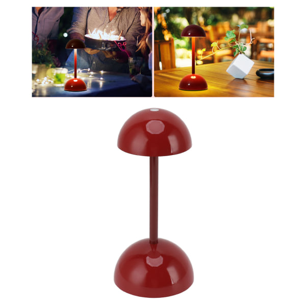 Lasten lukuvalo Portaaton himmennys 3 väritila USB lataus Yksinkertainen tyyli lasten pöytälamppu perhetoimistoon kouluun punainen