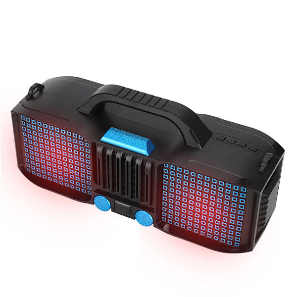 Värikäs LED-kädet vapauttava puhelu USB-lataus FM Bluetooth-kaiutin TF-korttipaikalla