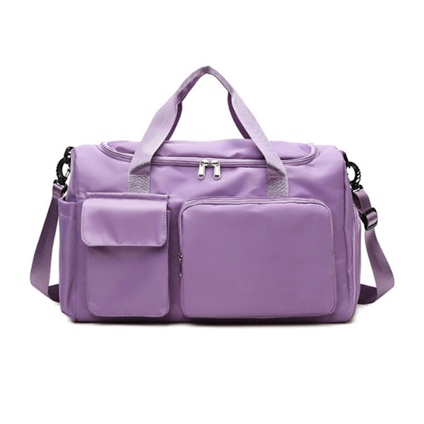 Høytoppsko for menn, fritidssko, pustende, fasjonable, multifunksjonelle sko for utendørs fotturer, klatring, svart, EU-størrelse 42 Light Purple