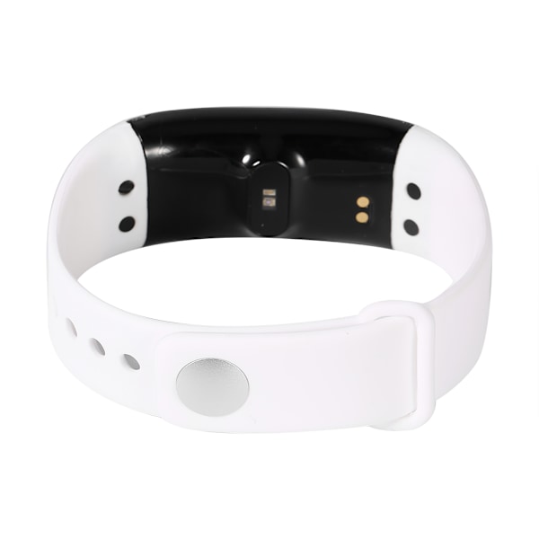 Smart Bluetooth Band intelligent Watch Bracelet Hjertefrekvensdeteksjon for Android iOS Hvit