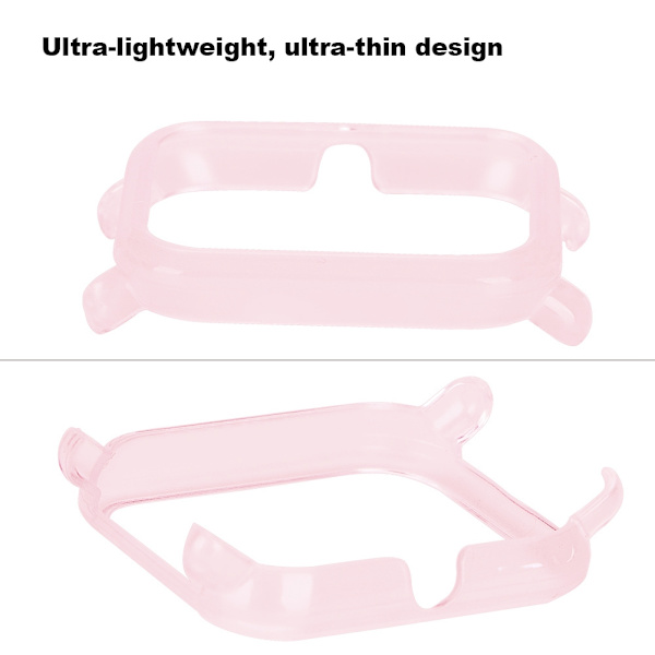 Krystallbeskyttende deksel for Huami Youth Version Smartwatch Ultra-lett Ultra-tynt (rosa)