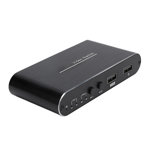 KVM-svitsj Plug and Play Støtte 4K Lyd Video Konverter med USB Strøm AMKVM201YT