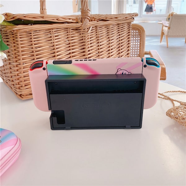 Etui for Nintendo Switch, Hard Shell Dockable Protective Case Cover for Switch og JoyCon Controller