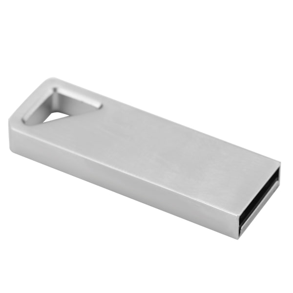 Netac U326 USB 2.0 -muistitikku, nopea flash-asema, metallirunkoinen USB-asema, hopea (16 Gt)