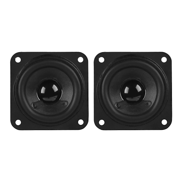 2 stk. 2\" 61mm Full Frequency Højttalere 8Ω Dual Magnetisk Høj Følsomhed DIY Bas Spe