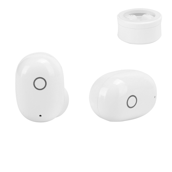 BTJ40 Bluetooth 5.0 -kuulokemikrofoni, latauskotelo, True Wireless -kuulokkeet, urheilukuulokkeet (valkoinen)