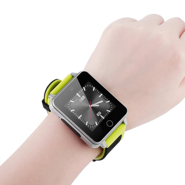 1,54\" skærm Smart Armbånd Bluetooth Ur GPS Navigation 512MB+4GB Til Android 5.1 (Grøn)