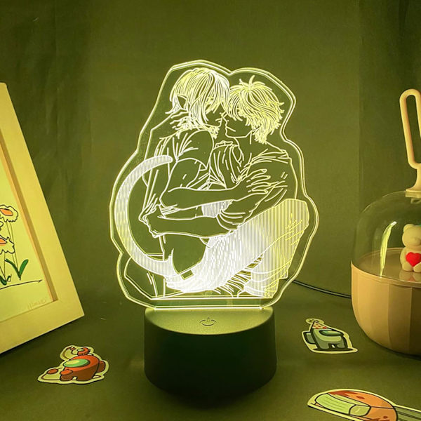 3D Illusion LED Natlampe 3D Led Anime Figur Rin Okumura Julegave til Ven Lampe Soveværelse Dekoration Manga PXJD